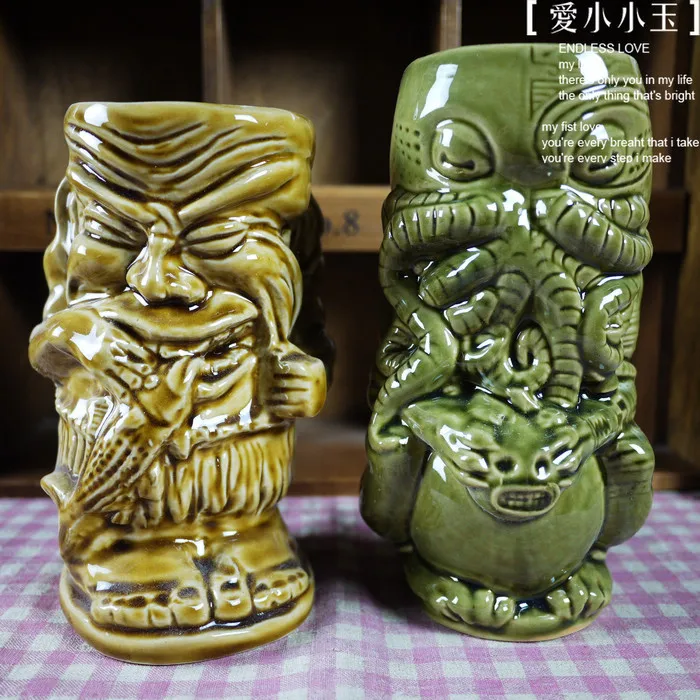 Totem Tiki чашка маори предметы мебели Ограниченная серия Гавайские украшения дома