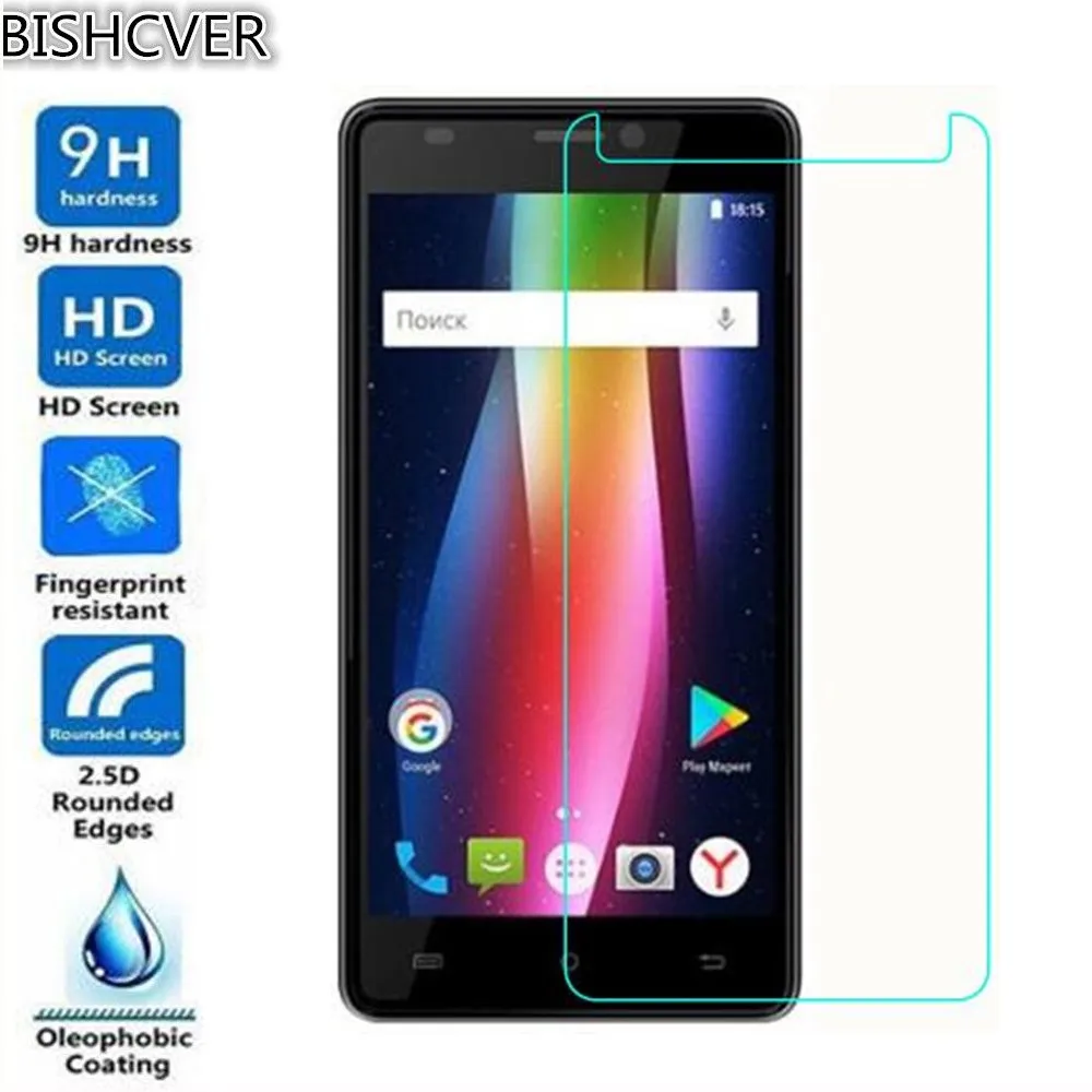 Закаленное стекло для защиты экрана BQ 5005L из насыщенного стекла 2.5D 9H Премиум