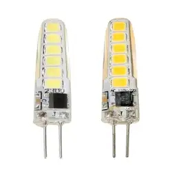 G4 лампа 12 шт SMD2835 шарик 220 V светодиодный свет лампы энергосберегающие кукурузные лампы