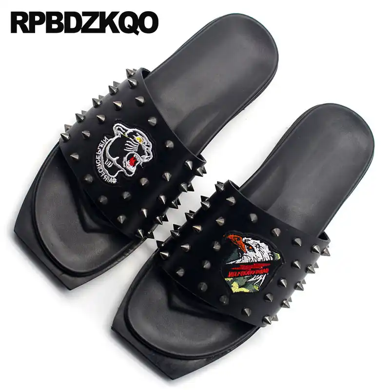 mens studded sandals