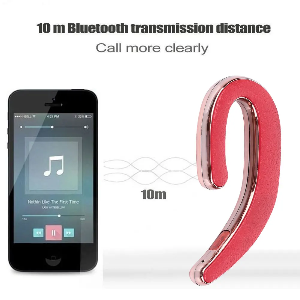 Беспроводные bluetooth-гарнитуры беспроводные Bluetooth наушники костная проводимость с микрофоном мини-смартфон