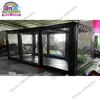 High Quality Portable Inflatable Car Cover Tent,6x3x2.3m Inflatable Car Wash Tent With Air Pump 3