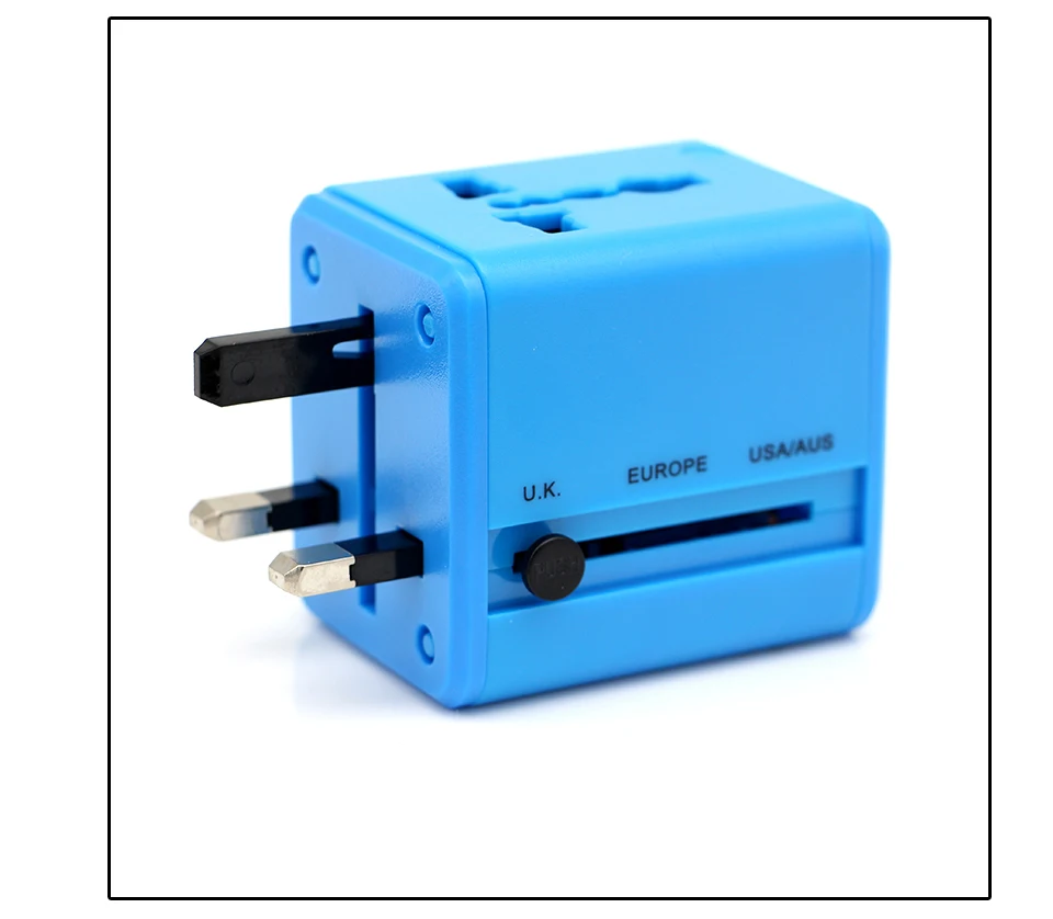 Pretty Electronic Universal Travel Adapter  Electric Plugs Sockets Converter USAUUKEUCN Dual USB Charging Electrical Power  (21)