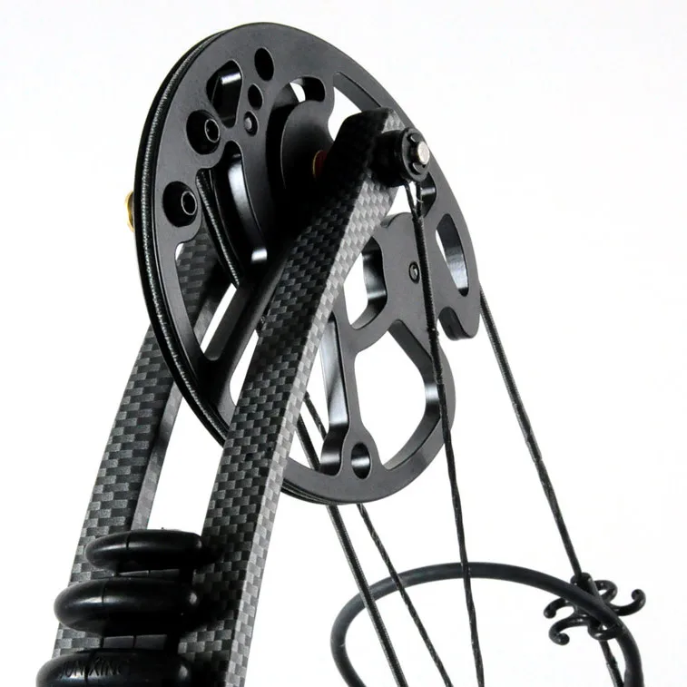 Günstige Junxing M120 Schwarz Traum Aluminium Legierung jagd Verbindung Bogen Mit 20 70 £ einstellbarer Gewicht