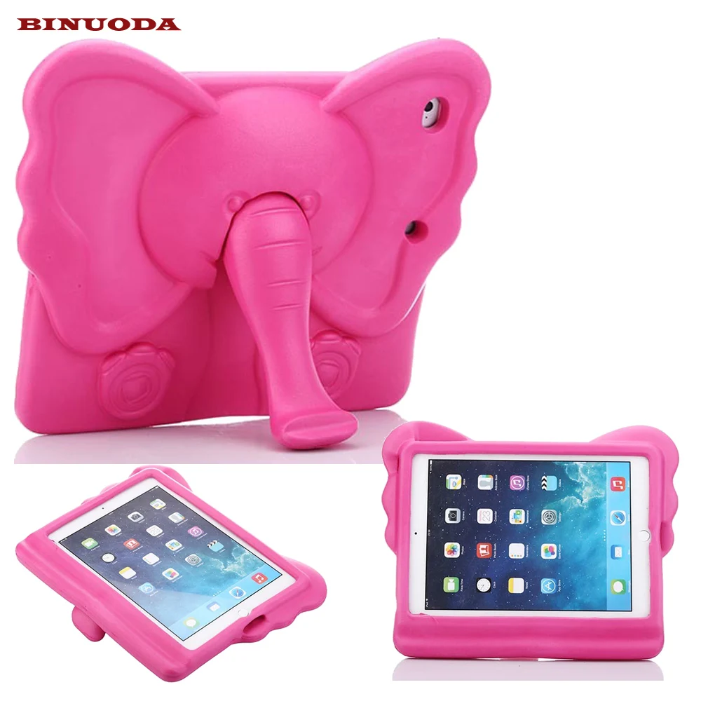 Kids Case for iPad Air Cute 3D Elephant Durable Drop resistance EVA