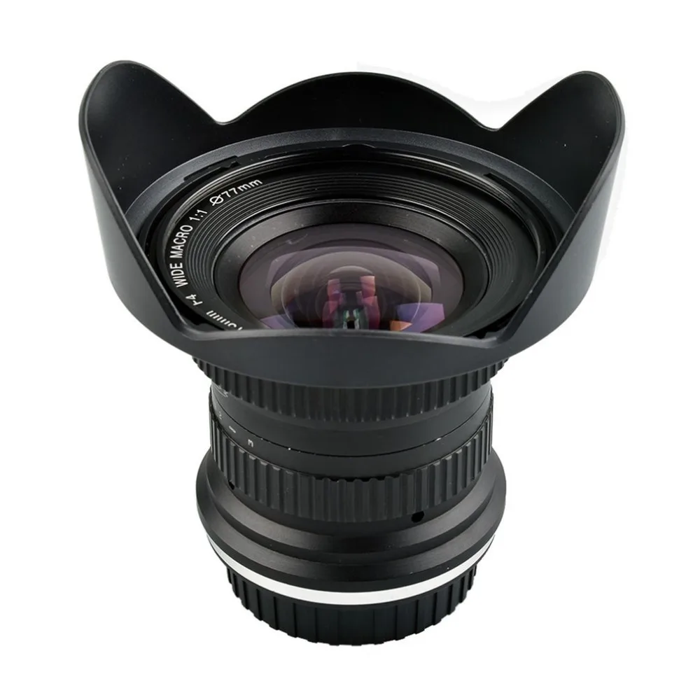 

15mm F/4 F4.0-F32 Ultra Wide Angle 1:1 Macro Lens for Canon Nikon Digital SLR DSLR Cameras