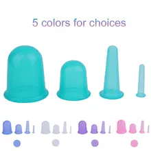 4 шт./компл. 1 шт, Семья полный массаж тела Massgaer помощник силиконовая вакуумное средство против целлюлита силикон для здравоохранения медицинские банки