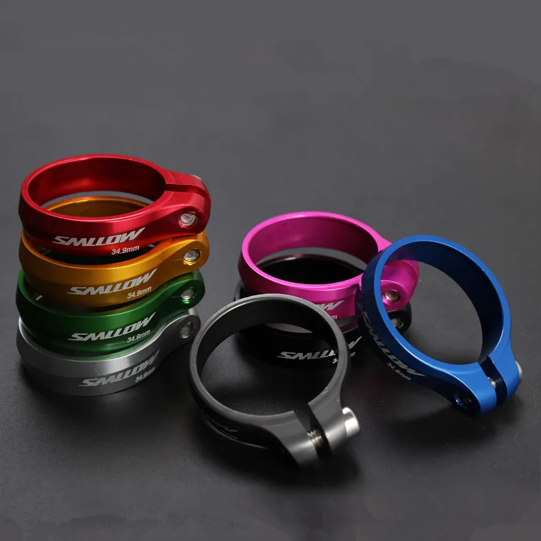 

SMLLOW Ultra-light mtb seatpost clamp 34.9 mm aluminum 7075 CNC bicycle seat clamp 8 color