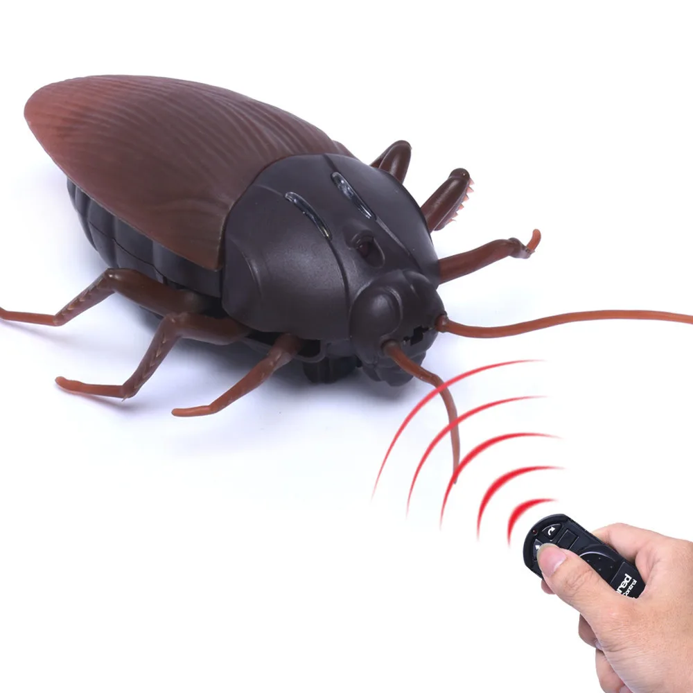 Baru Tinggi Simulasi Hewan Kecoa Inframerah Remote Control Mainan
