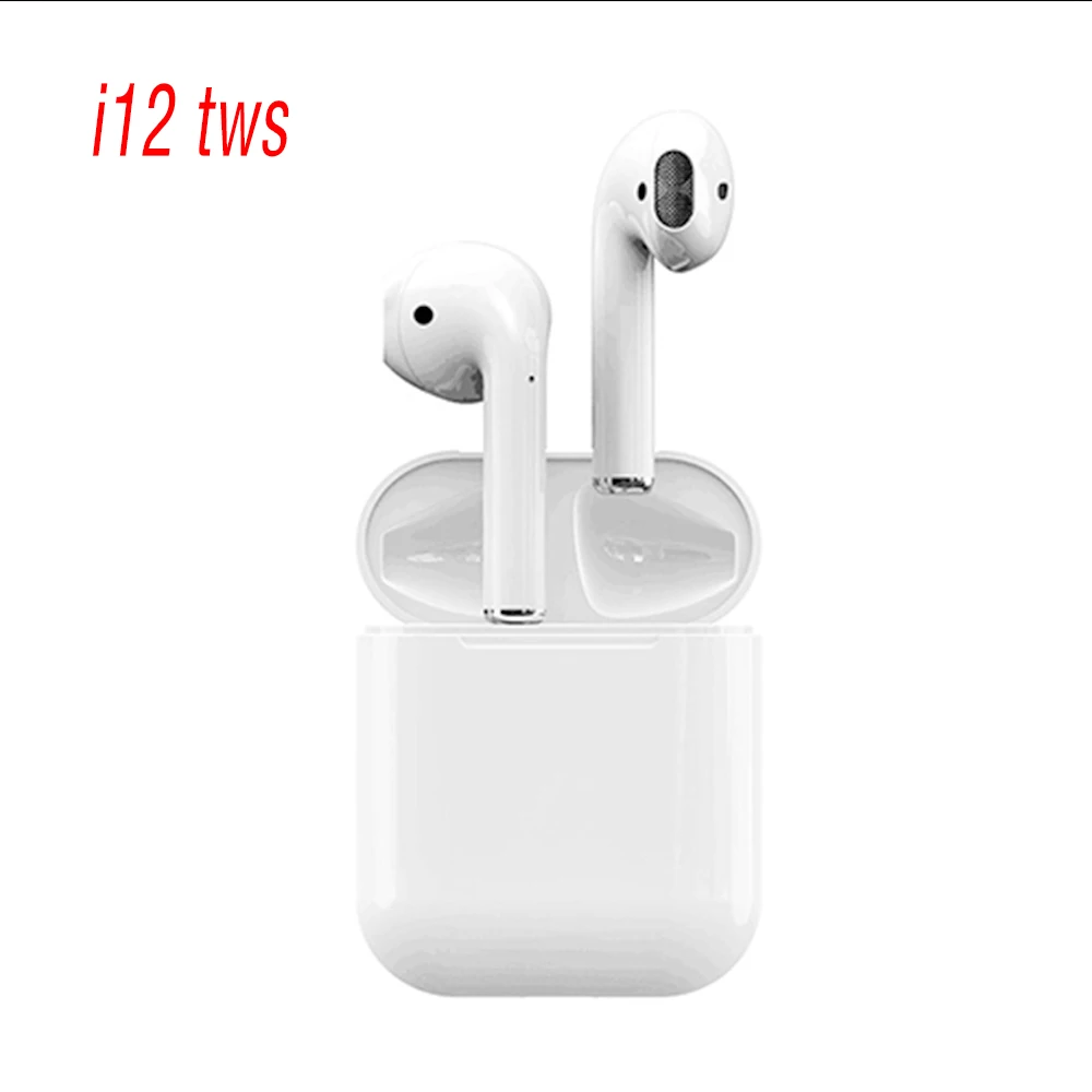 

I12 Tws Bluetooth Headset Wireless Bluetooth 5.0 Earphones Touch Headphones for iPhone Millet Phone Android Phone