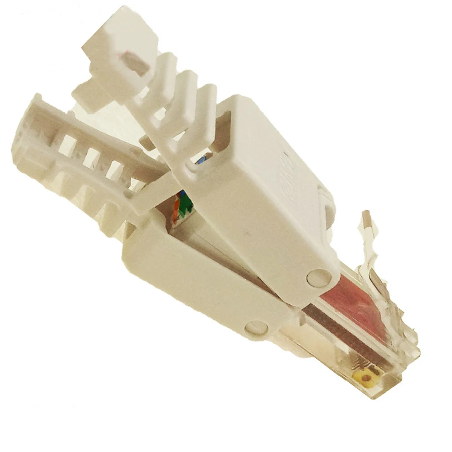 xintylink toolless ethernet cable connector rj45 cat6 plug cat5 cat5e network rj 45 8P8C cat 6 utp unshielded modular terminals