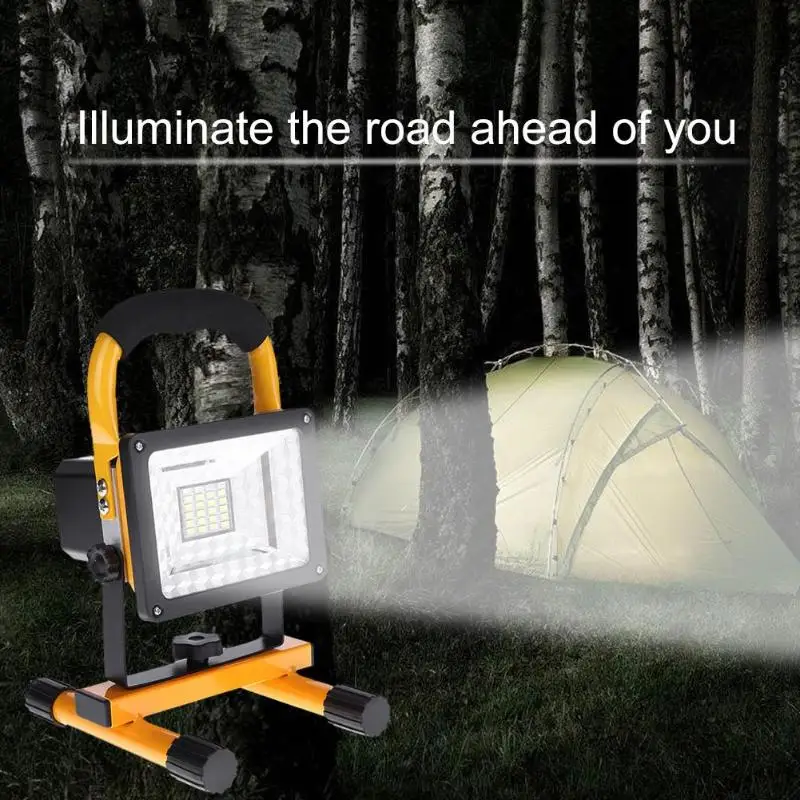 

Waterproof IP65 24/42LED 3models 15W/30W LED Flood light Garden Lamp SpotLights Rechargeable Outdoor LED Emergency light US/ EU