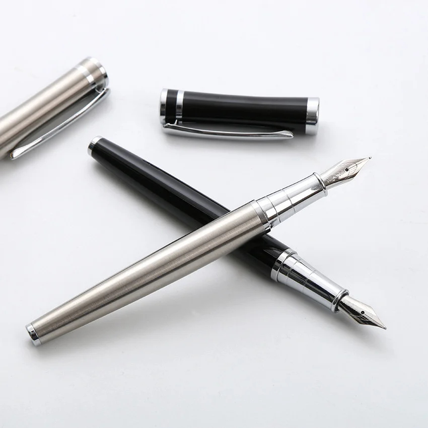 Классическая перьевая ручка 0,5 мм, тонкие ручки для письма, канцелярские принадлежности, офисные материалы, школьные принадлежности, caneta tinteiro F310