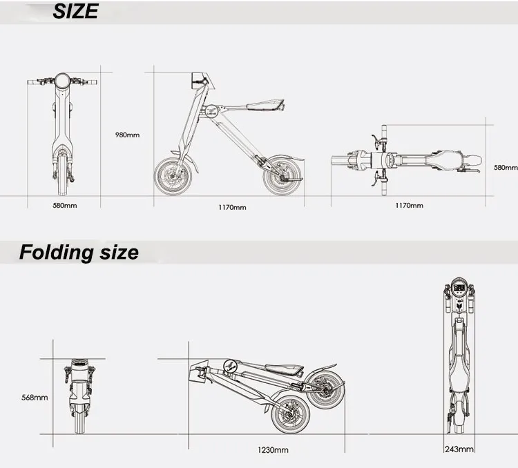 Perfect 12"LEHE Electric scooter Smart city walking electric bicycle mini folding  electric bike instead  walking tool 36v li-ion ebike 18