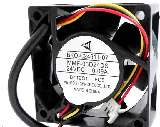 Новый оригинальный MMF-06D24DS-FC5 24В 0.09A BKO-C2461H07 6025 60*60*25 мм вентилятор охлаждения |