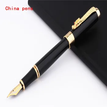 

Luxury quality Jinhao 1200 Black Oriental Dragon Business office Fountain Pen New