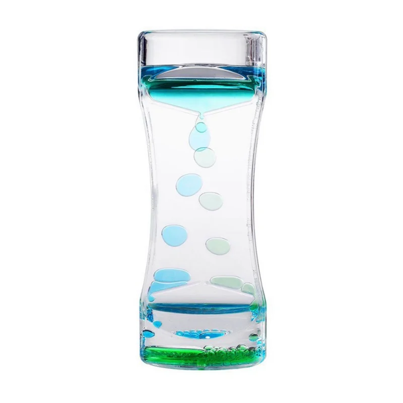 Плавающий цветной микс иллюзионный таймер жидкое движение визуальный тонкий жидкое масло стекло акриловое часовое стекло таймер часы орнамент декор стола