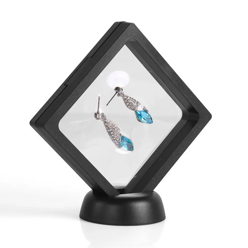 

Transparent Jewelry Bracelet Suspended Floating Display Case Stand Holder Box high quality