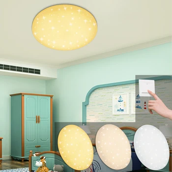 

16/50/60W starry sky effect ceiling lamps round&square LED Ceiling Lights Modern Indoor Lighting Fixture Living Room Bedroom