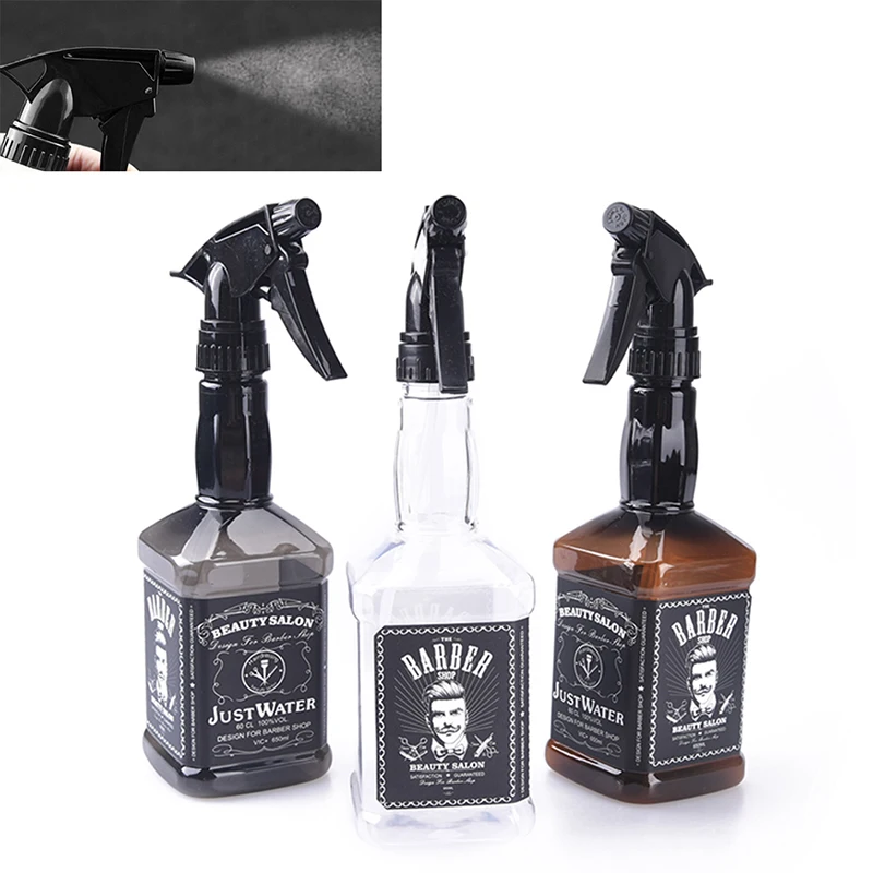 

650ml New Hairdressing Spray Bottle Salon Barber Hair Tools Water Sprayer Bottle Hair Spray Salon Brown