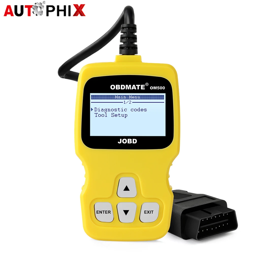 JOBD OBD2 Automotive Scanner Autophix OM500 OBD2 JOBD for Toyota Honda Japanese Car Erase Fault Code Reader Diagnostic Scan Tool JOBD OBD2 Automotive Scanner Autophix OM500 OBD2 JOBD for Toyota Honda Japanese Car Erase Fault Code Reader Diagnostic Scan Tool