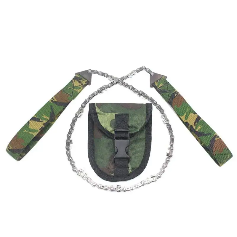 

Outdoor Camping Field Survival Tools Camouflage Hand Zipper Saw Chain Saw