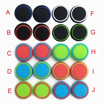 

4pieces Thumb Stick Grip Caps Thumbstick Joystick Cover Case For Sony PlayStation Dualshock 3/4 PS3 PS4 Xbox One 360 Controller