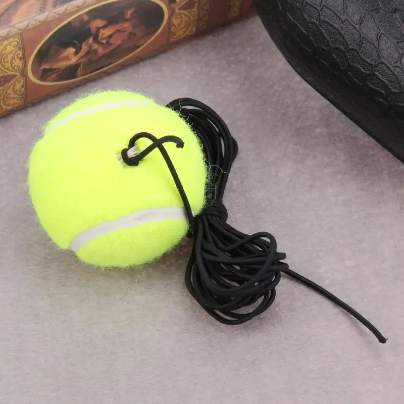 Однослойная дрель для тенниса, Высококачественная резиновая шерстяная тренировка, теннис-тренажер, Теннисный инструмент со Сменные струны, аксессуары