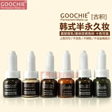 Goochie Permanent Makeup Cream Eyebrow Pigment, Professional Tattoo color for eyebrow 10g/pc
