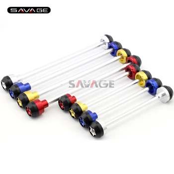 

For SUZUKI GSX-R 1000 GSXR1000 2001-2004 02 03 Motorcycle Aluminum Front & Rear Axle Fork Crash Sliders Wheel Protector