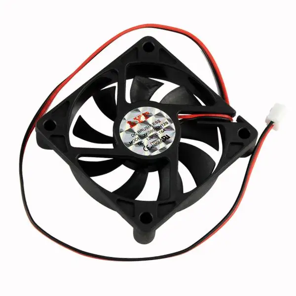 

YCDC PC Computer Cool Fan 60 x 60 x 12mm DC Cooling Fan Computer PC Case CPU Cooler Case Fan 2 Pins 12V
