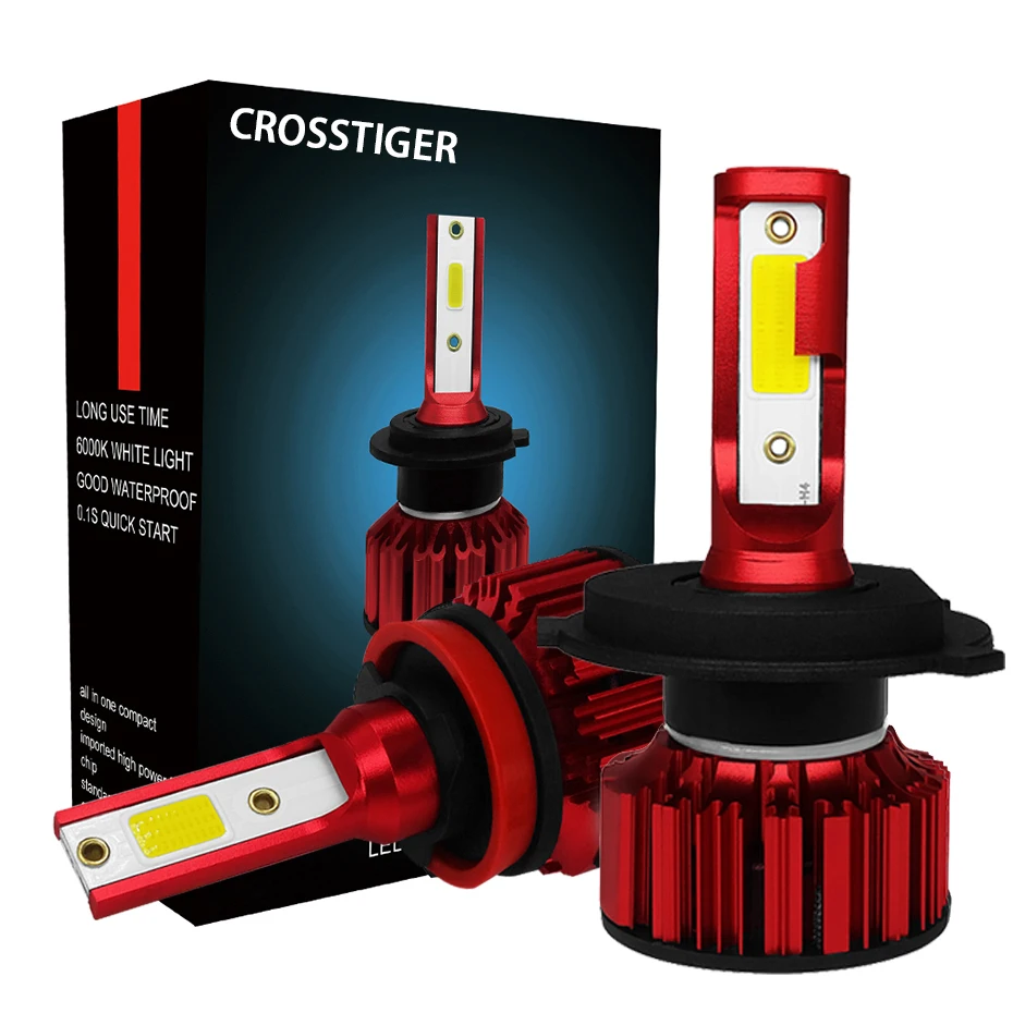 Car led Headlight H7 H4 H1 H11 LED 9005 9006 9004 9007 880 HB3 H3 8000LM 6000K Auto LED Headlamp