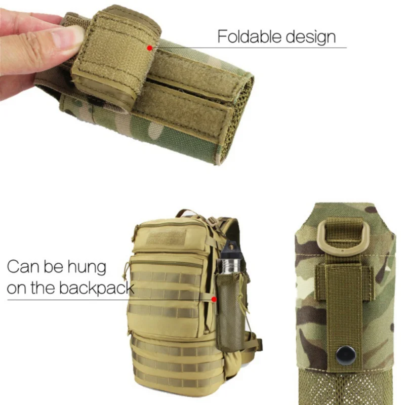 Военный Молл тактическая бутылка для воды чайник сумка многоцелевой 1000D нейлон водостойкий наружный аксессуар сумка