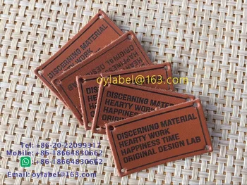

Custom made high quality jeans leather label / simulation leather label / leather label /main label