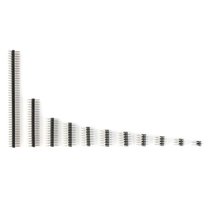 10 шт. 2,54 мм двойная линия Мужской печатной платы штыревой соединитель ленты Pin Header 2*2/3/4/6/8/10/12/15/20/40 P для Arduino