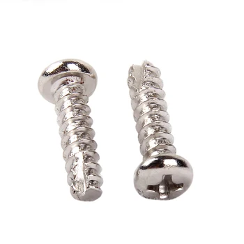 

100Pcs M2 M2.3 M2.6 M3 PT Phillips Pan Head Self-tapping Electronic Screws Nickel Plated Carbon Steel Thread Cutting Screws