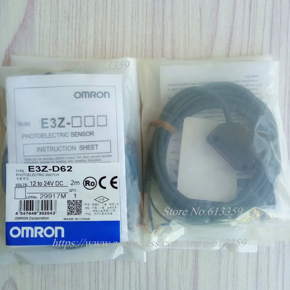 

E3Z-D62 PNP 8-50cm Omron Photoelectric Sensor New High Quality In the Bag