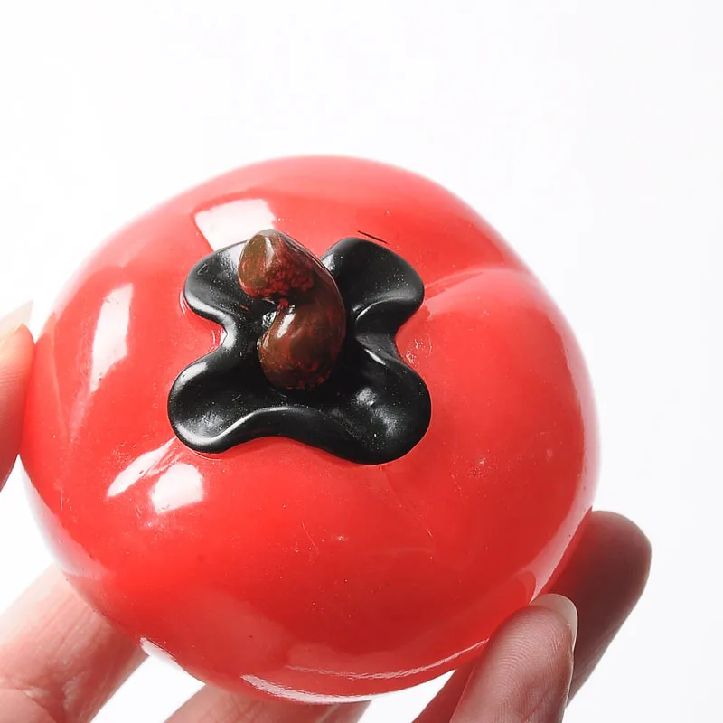 

Allochroic Mascot,Tomato,Fengshui,Best Gifts,Novel present,arts & Crafts,Ornament,tea pet,home office car decration,good gifts