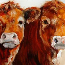 Крупного рогатого скота алмазов картина корова Мандала алмазов картина пользовательские горный хрусталь Единорог фото Алмазная вышивка фото на заказ glow