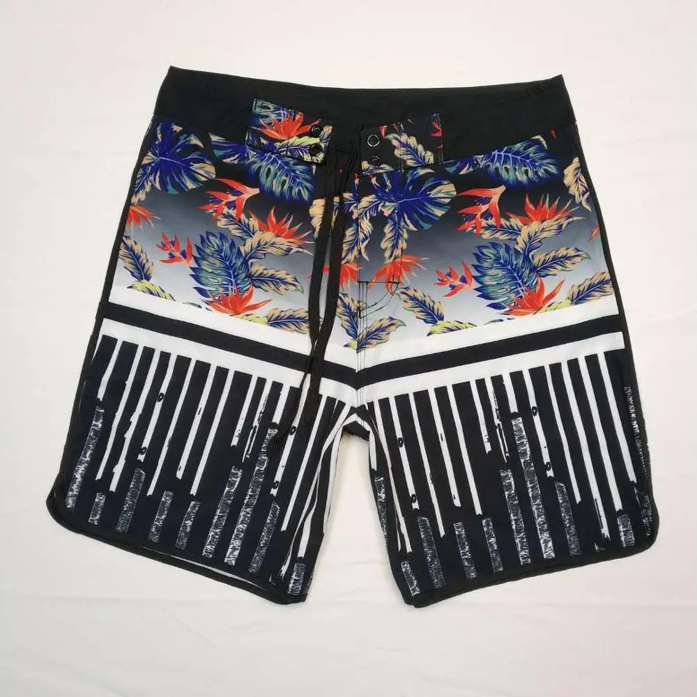 

New Floral Board Shorts Surfing Stretch Men Breathable Sport Swimming Shorts Beach Shorts Summer Swim Shorts