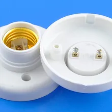 Богатый среднего декоративные плоский плафон винт база E27 держатель, лампа