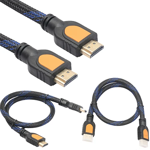 0 5 м Позолоченные соединения HDMI видео кабель V1.4 HD 1080 P для ЖК-дисплей DVD HDTV |