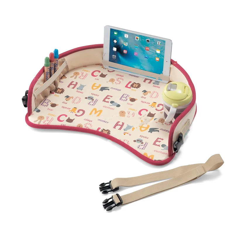 Children Portable Table For Car Baby Stroller Holder Food Desk Waterproof New Child Table Car Seat Tray Storage Kids Toy 42*35cm Children Portable Table For Car Baby Stroller Holder Food Desk Waterproof New Child Table Car Seat Tray Storage Kids Toy 42*35cm