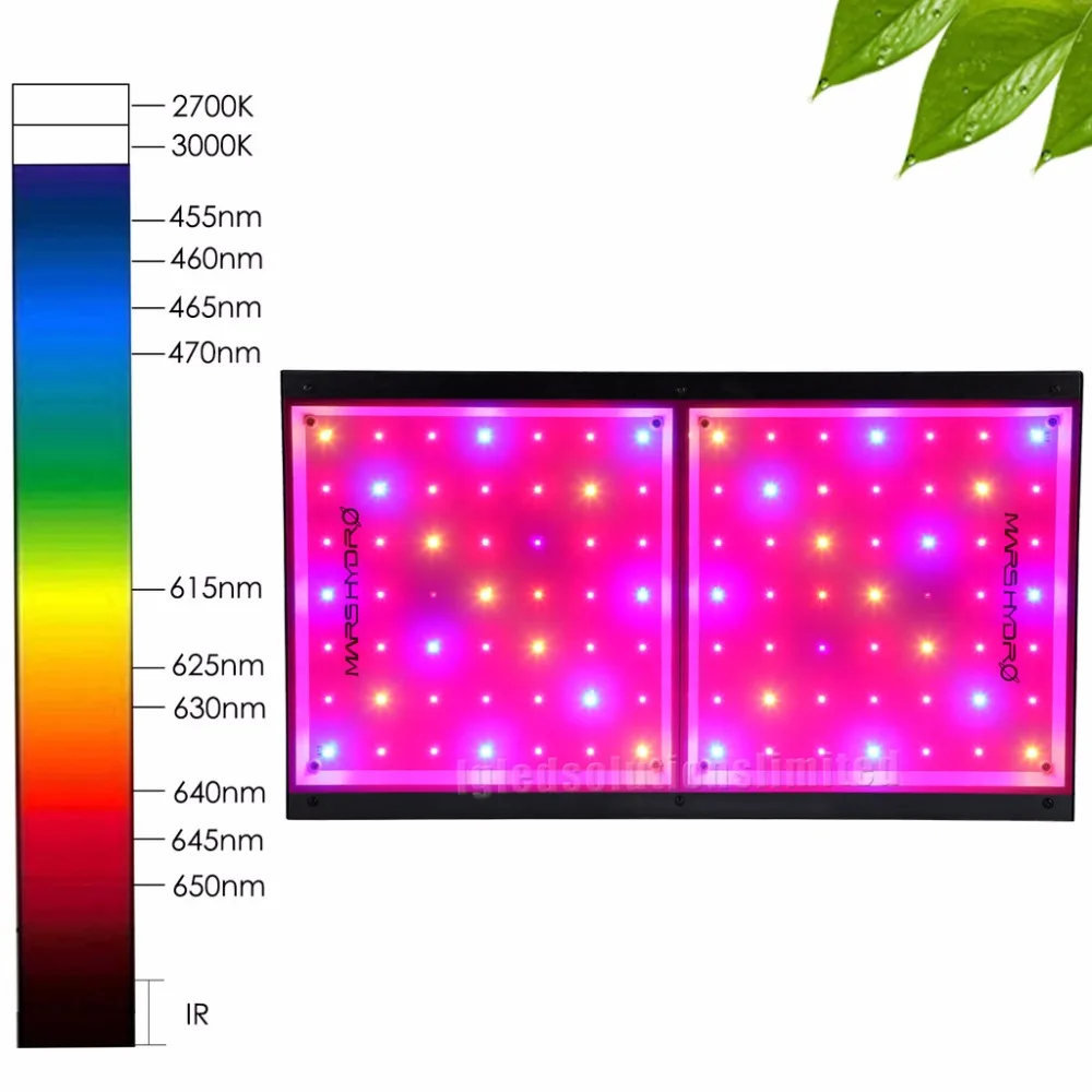 Mars Hydro ECO 600 Вт полный спектр светодиодный светильник Гидропонные питательные вещества комнатное растение для комнатных теплиц