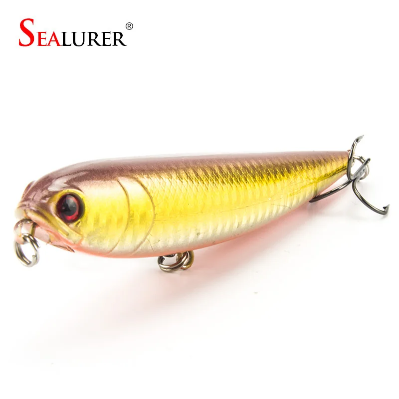 SEALURER Topwater рыболовные приманки плавающий воблер 11 см длина 20 г 4 # крючки Bionic Pesca