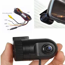 Mini Car DVR Camera Dash Cam Video AV RCA input Recorder Night Vision HD 1920P Front Camera Tachograph Safe Asystem