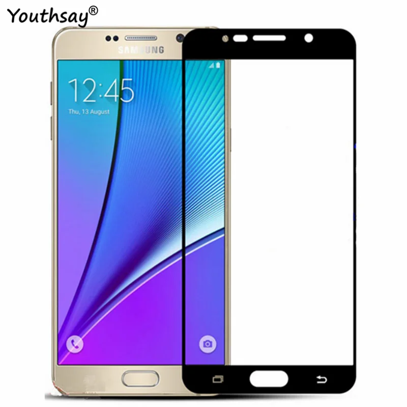 Закаленное стекло для Samsung Galaxy Note 5 защита экрана полное покрытие N920 | Мобильные