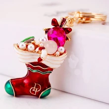 Уникальные снежные брелки сапожки! Креативные со стразами для