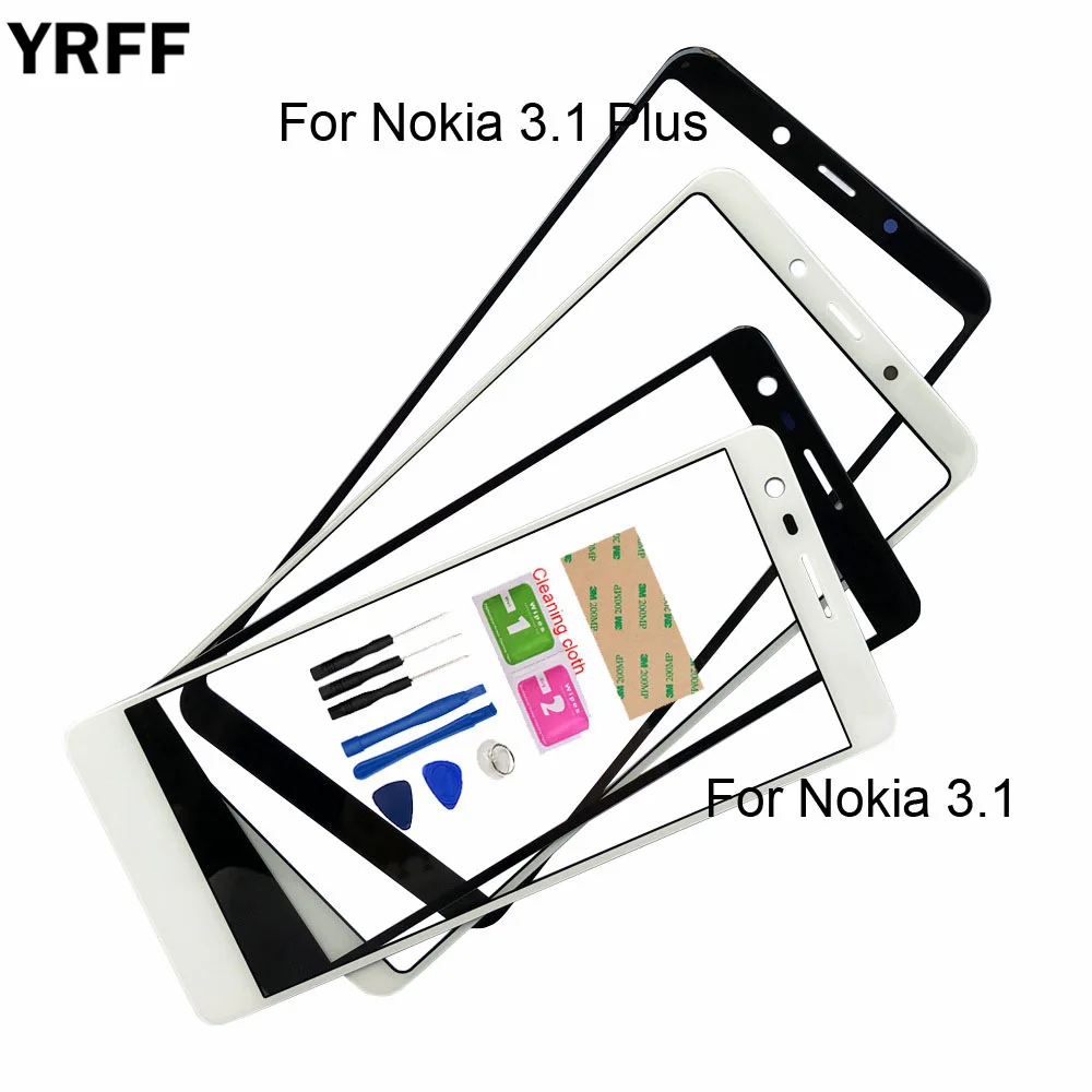 

Mobile (No Touch Screen) Outer Glass For Nokia 3.1 Plus Front Glass Panel Replacement