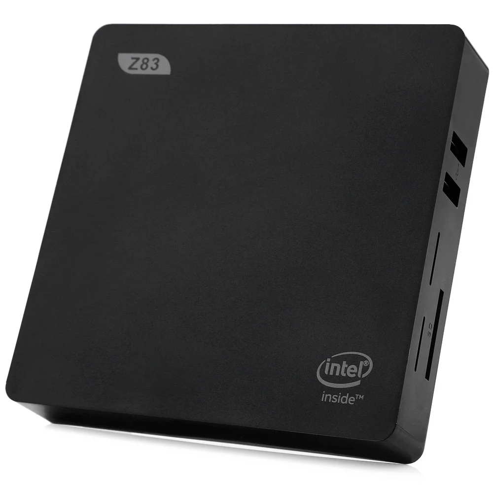 Z83II Мини ПК 4 Гб + 64 Intel Atom X5 Z8350 четырехъядерный бит Bluetooth4.0 HDMI 2 4G 5 8G WiFi TV Box Media Palyer X86